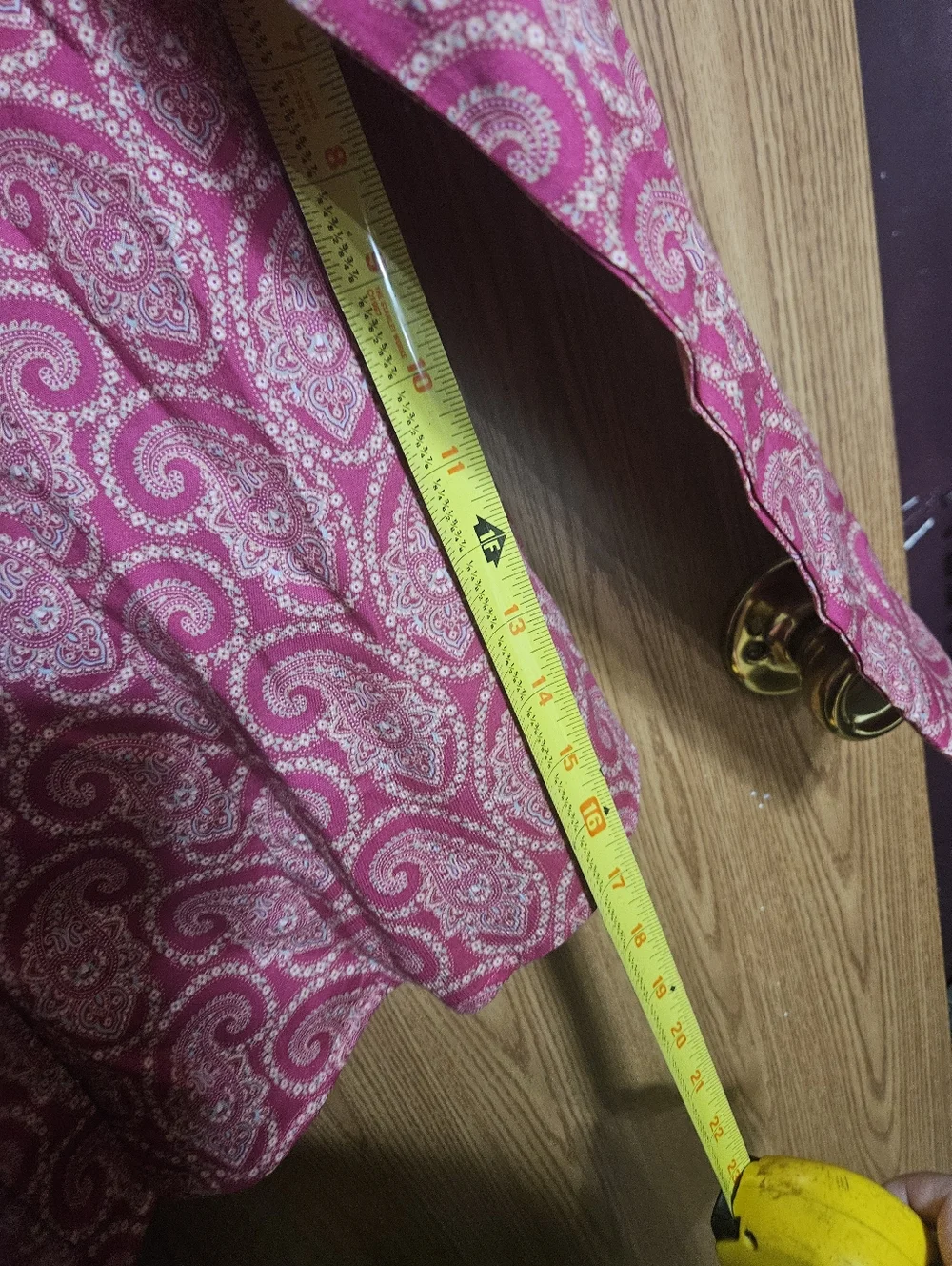 Cinch Womens Pink Paisley Western Embroidered Button Down Size XL! - Picture 6 of 6